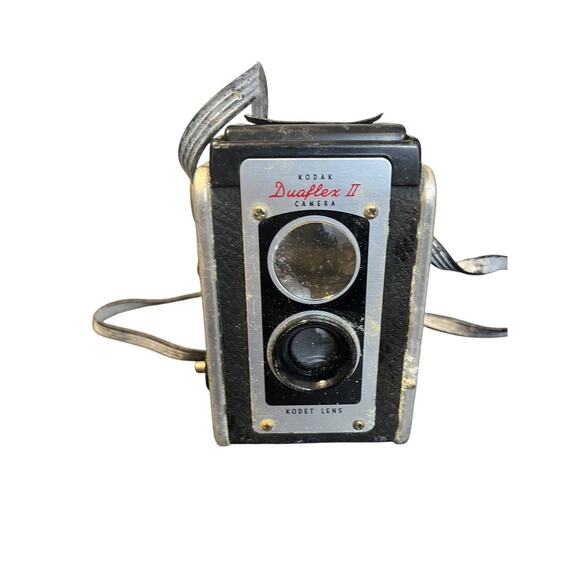 1947 Original 1st Ed Kodak Duaflex Camera with Kodek Lens Untested Art Deco - Picture 1 of 4